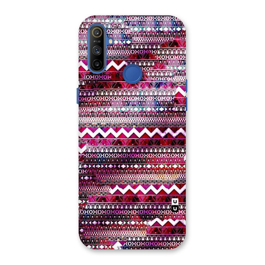 Pink Indie Pattern Back Case for Realme Narzo 10A