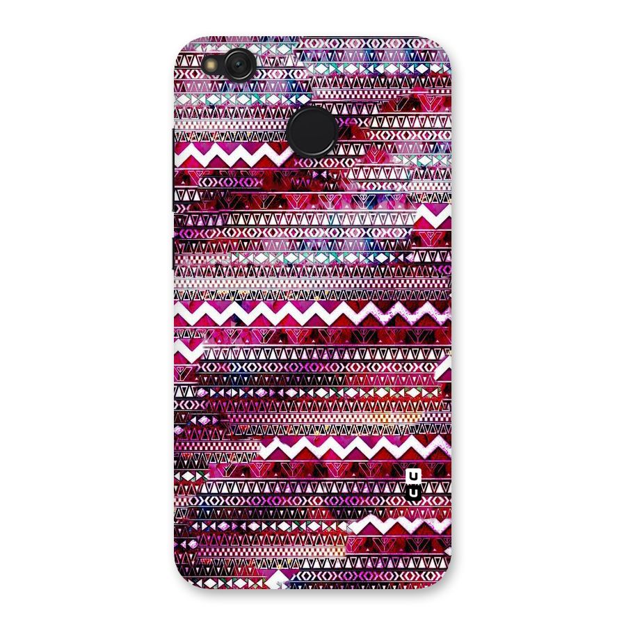 Pink Indie Pattern Back Case for Redmi 4