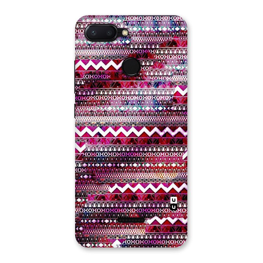 Pink Indie Pattern Back Case for Redmi 6