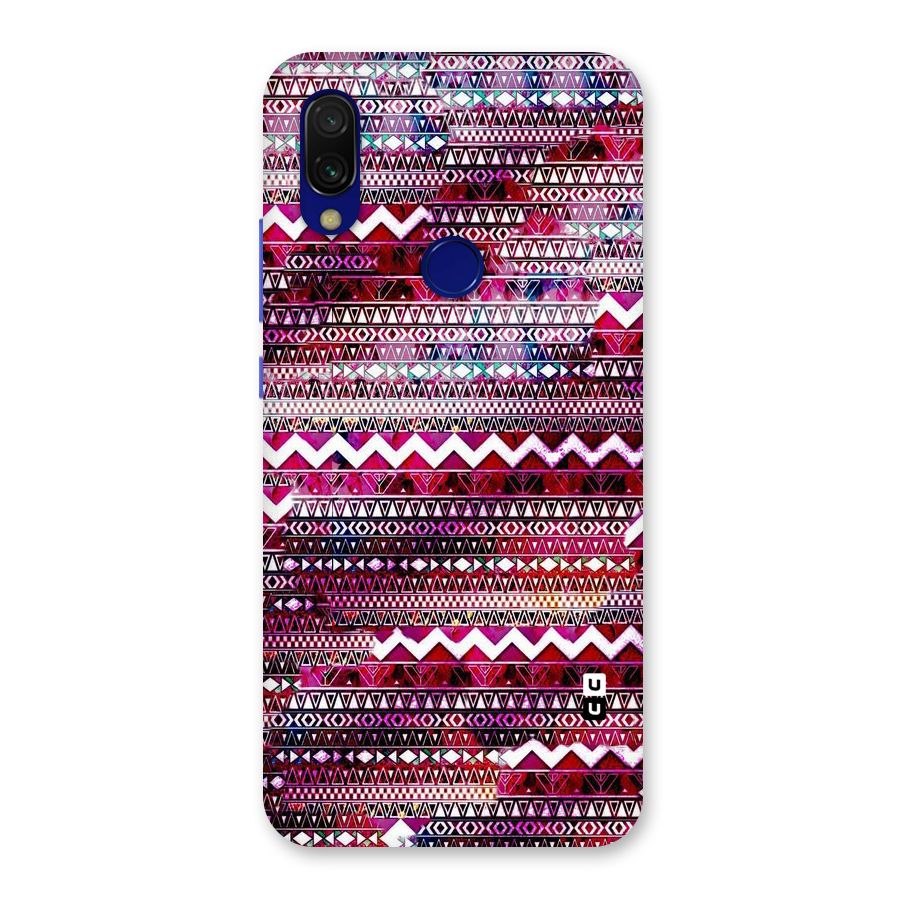 Pink Indie Pattern Back Case for Redmi 7