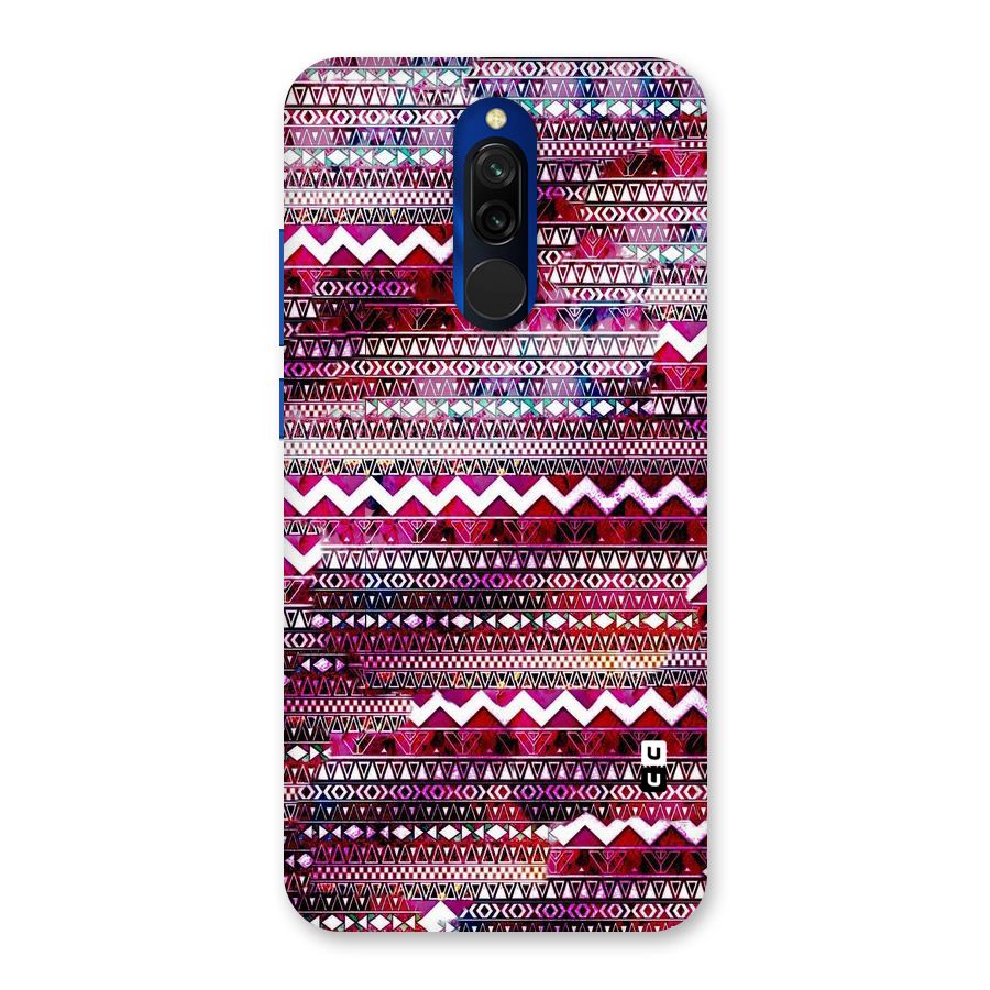 Pink Indie Pattern Back Case for Redmi 8