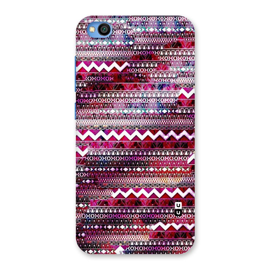 Pink Indie Pattern Back Case for Redmi Go
