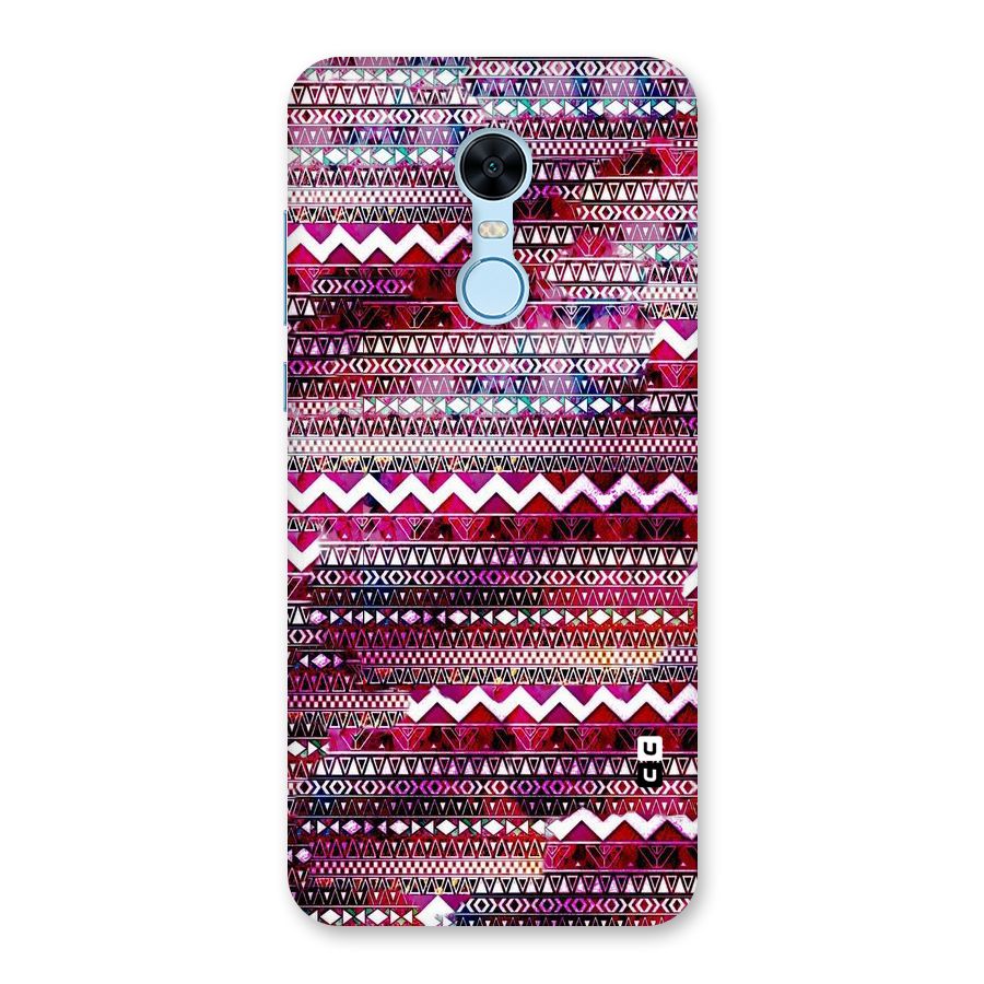 Pink Indie Pattern Back Case for Redmi Note 5