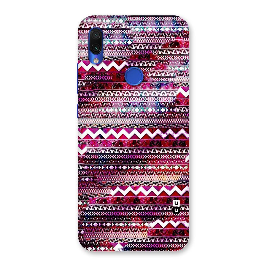 Pink Indie Pattern Back Case for Redmi Note 7S