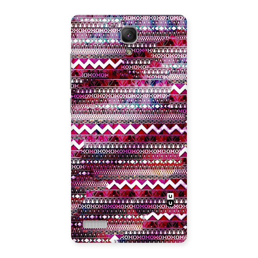 Pink Indie Pattern Back Case for Redmi Note Prime
