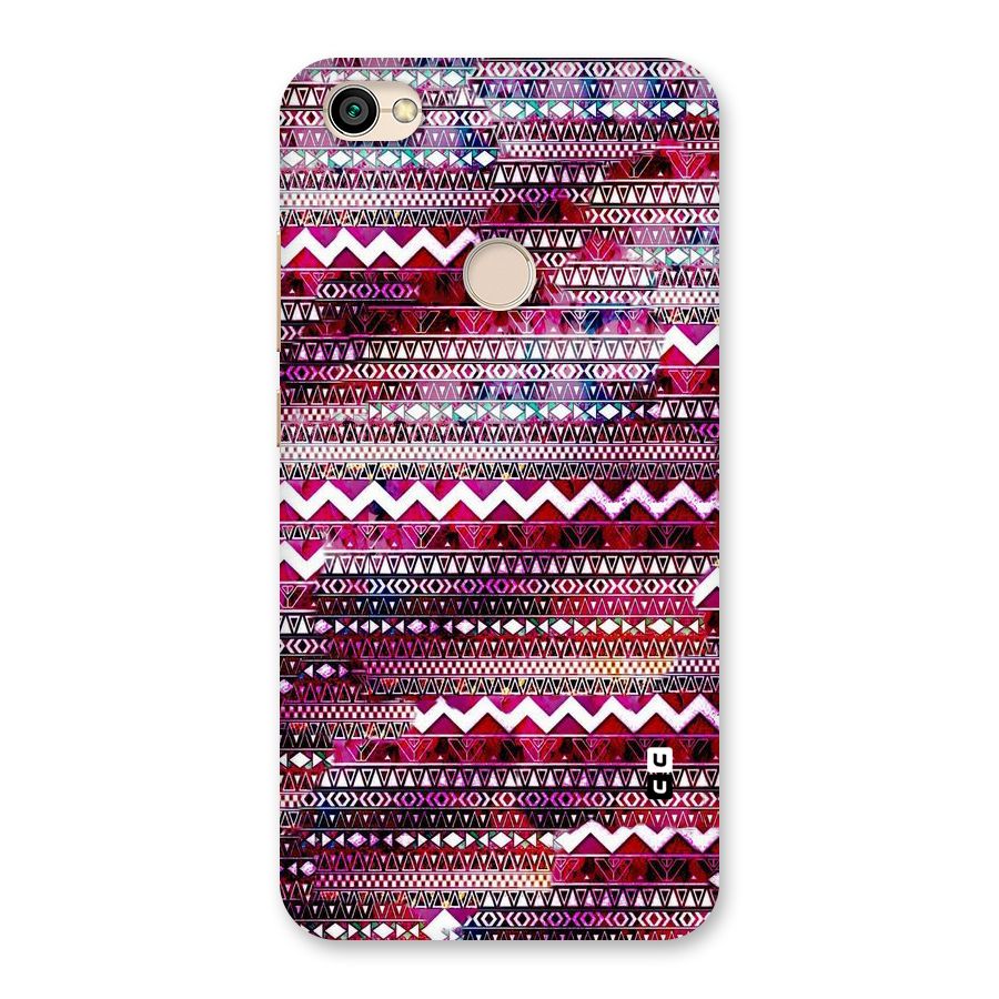 Pink Indie Pattern Back Case for Redmi Y1 2017
