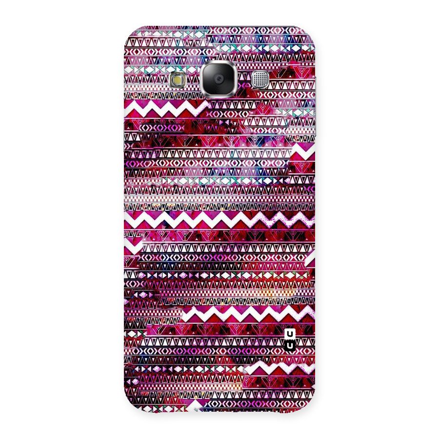 Pink Indie Pattern Back Case for Samsung Galaxy E5