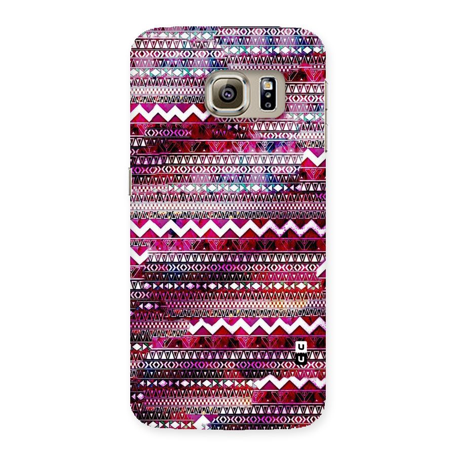 Pink Indie Pattern Back Case for Samsung Galaxy S6 Edge