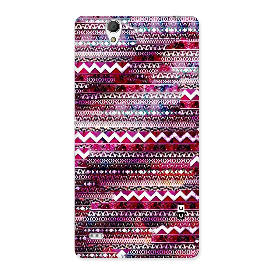Pink Indie Pattern Back Case for Sony Xperia C4
