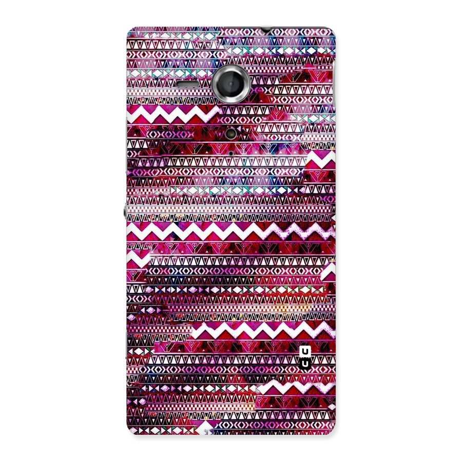 Pink Indie Pattern Back Case for Sony Xperia SP