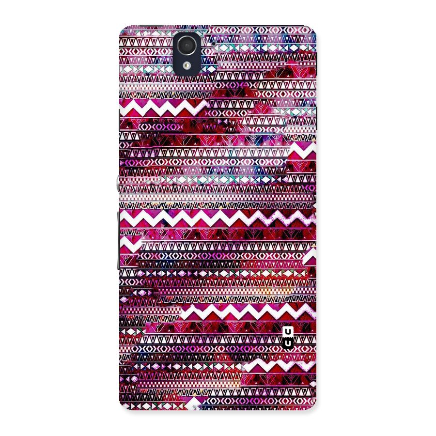 Pink Indie Pattern Back Case for Sony Xperia Z