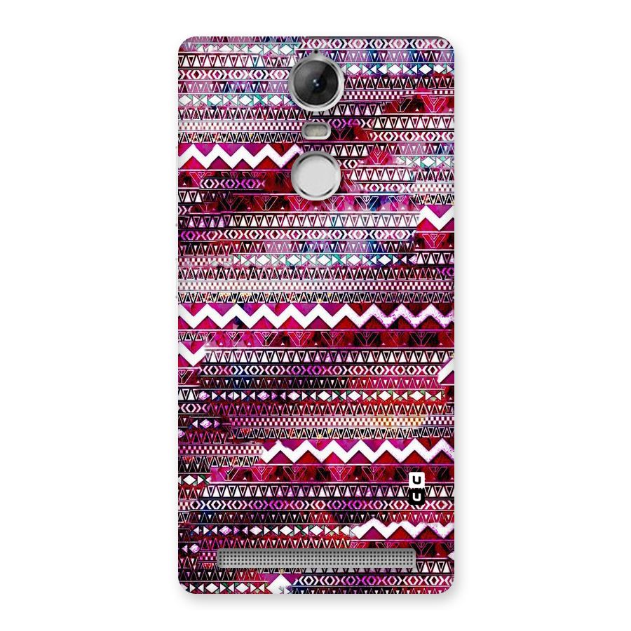 Pink Indie Pattern Back Case for Vibe K5 Note