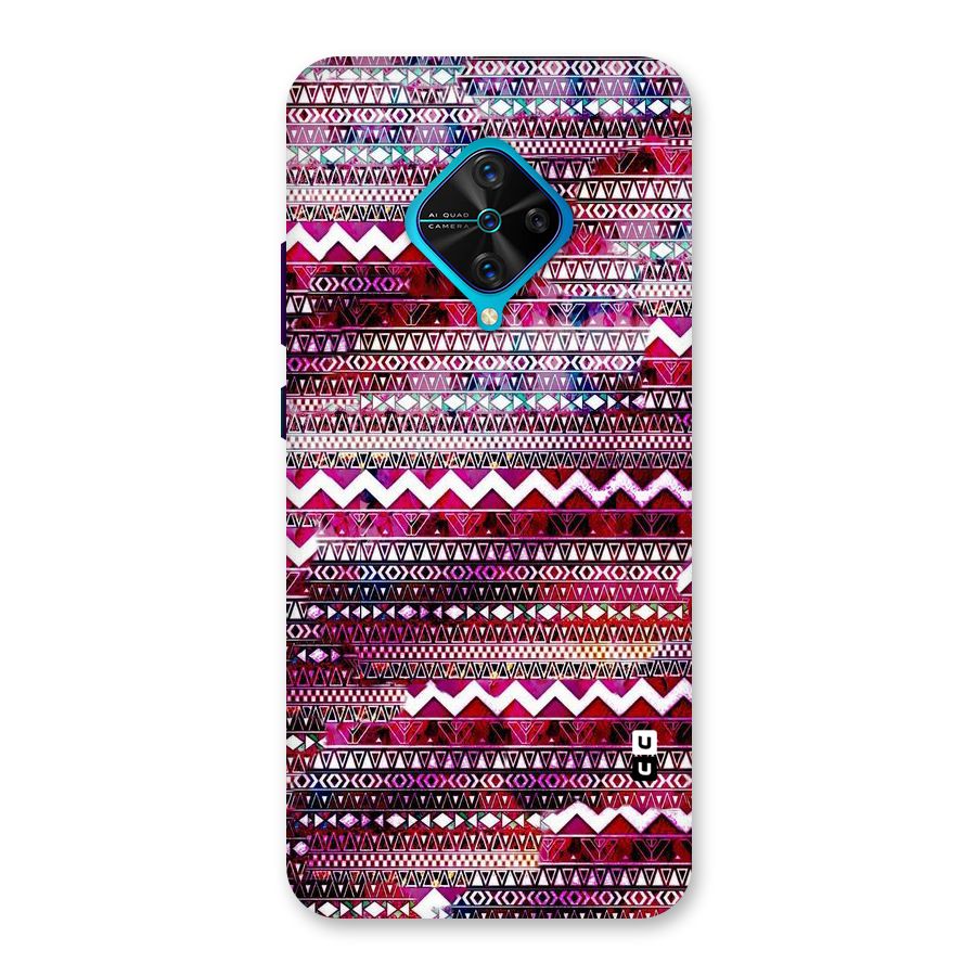 Pink Indie Pattern Back Case for Vivo S1 Pro