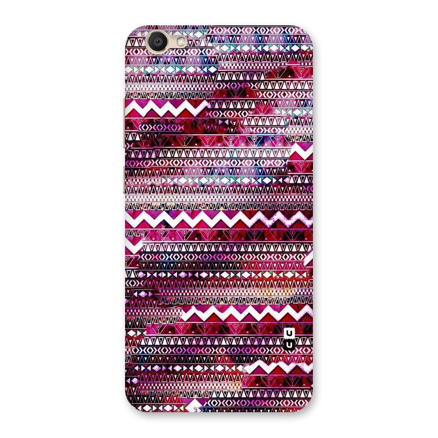 Pink Indie Pattern Back Case for Vivo V5