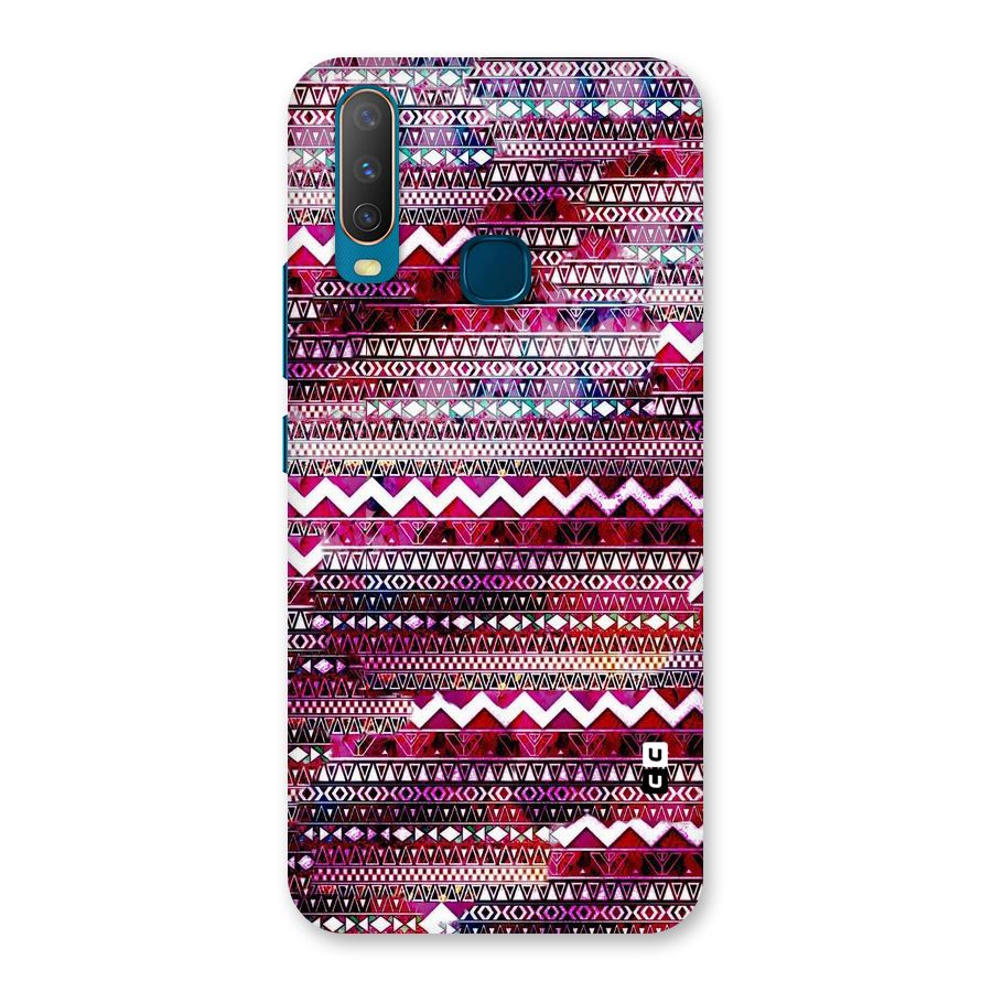 Pink Indie Pattern Back Case for Vivo Y17