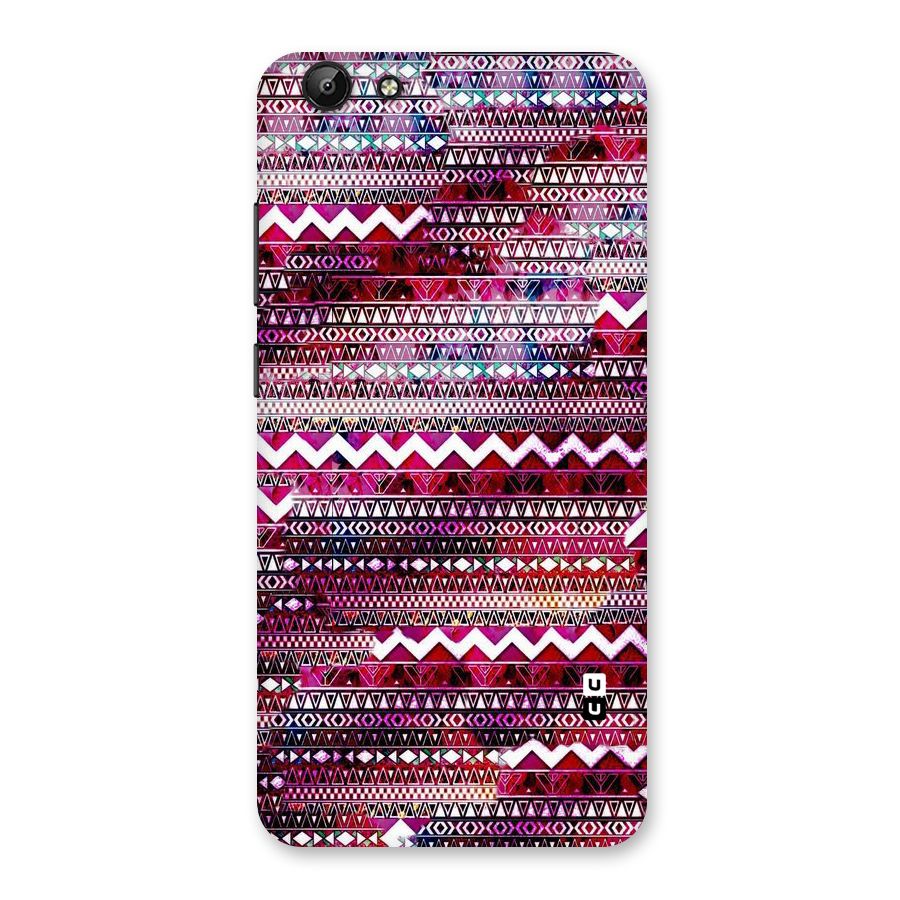 Pink Indie Pattern Back Case for Vivo Y69