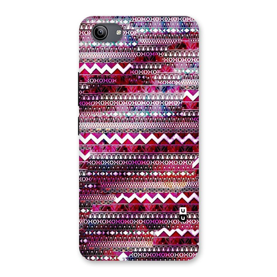 Pink Indie Pattern Back Case for Vivo Y81i