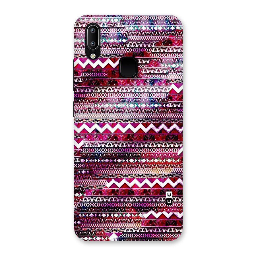 Pink Indie Pattern Back Case for Vivo Y93