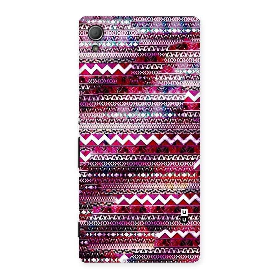 Pink Indie Pattern Back Case for Xperia Z3 Plus