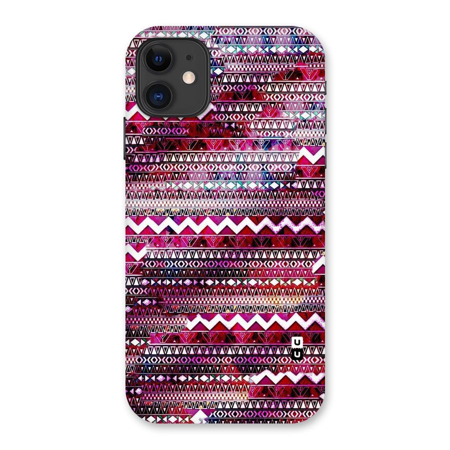 Pink Indie Pattern Back Case for iPhone 11