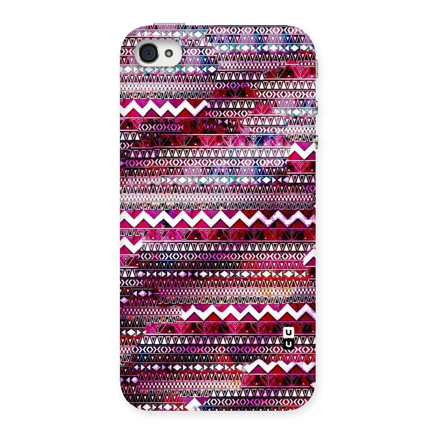 Pink Indie Pattern Back Case for iPhone 4 4s