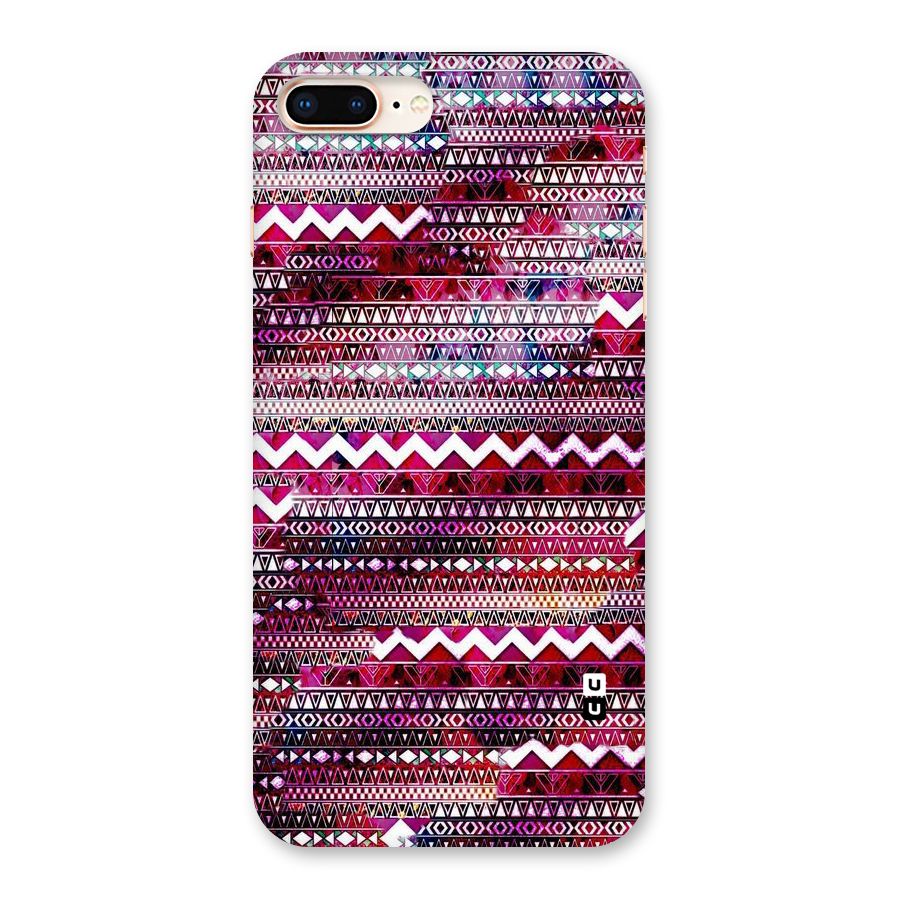 Pink Indie Pattern Back Case for iPhone 8 Plus