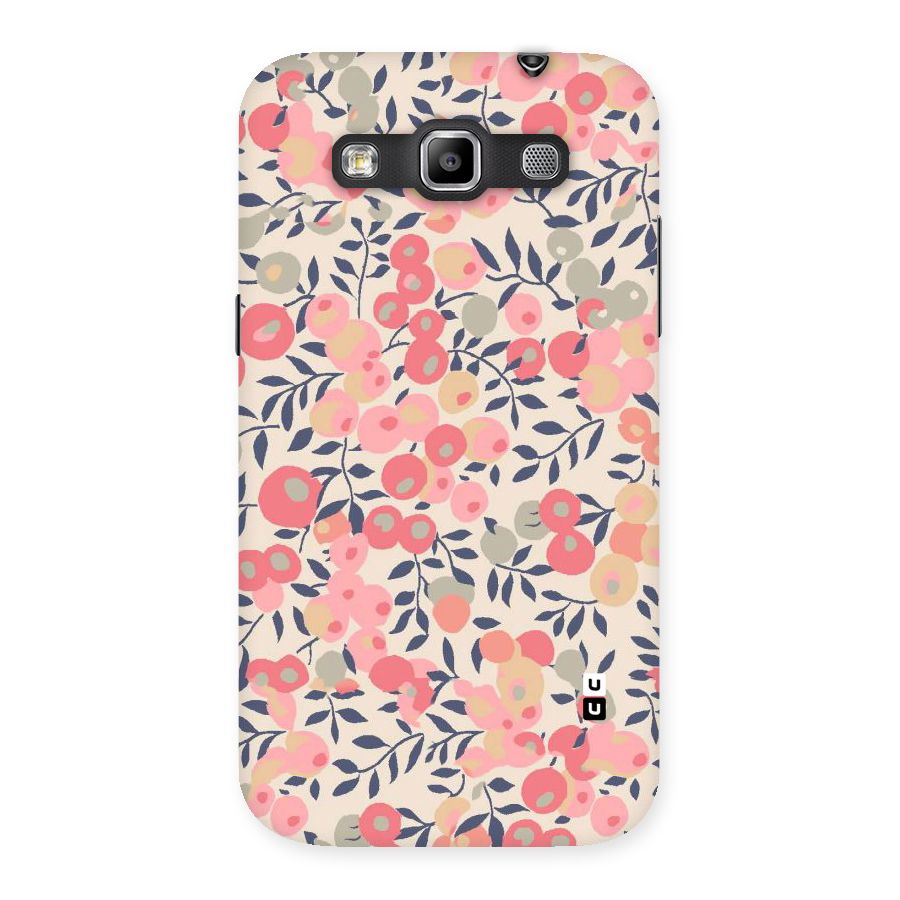 Pink Leaf Pattern Back Case for Galaxy Grand Quattro