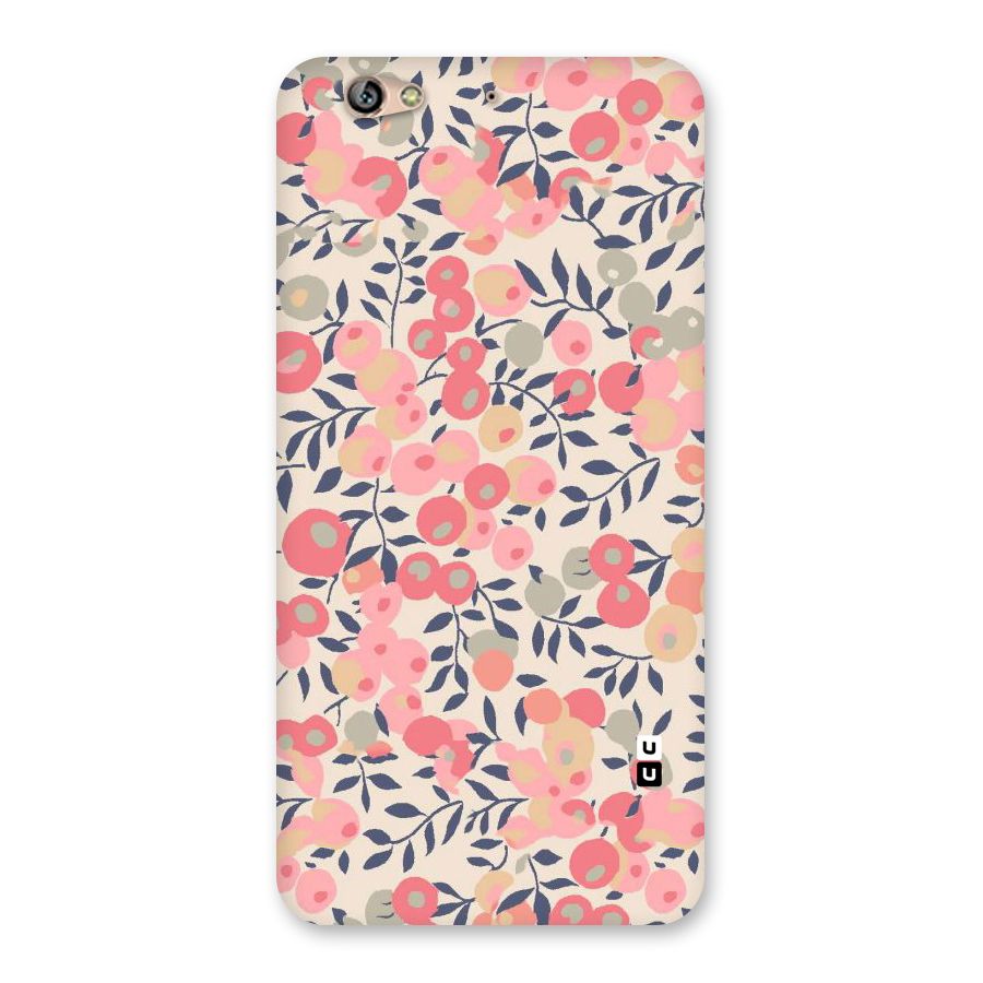 Pink Leaf Pattern Back Case for Gionee S6