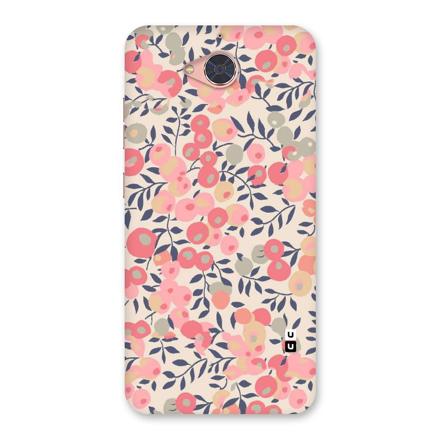 Pink Leaf Pattern Back Case for Gionee S6 Pro