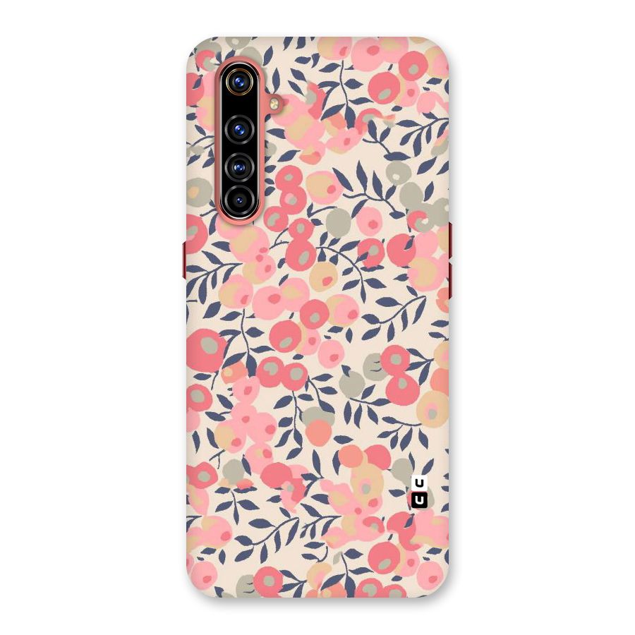 Pink Leaf Pattern Back Case for Realme X50 Pro