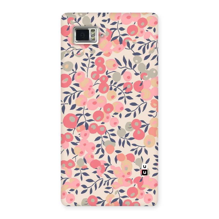 Pink Leaf Pattern Back Case for Vibe Z2 Pro K920
