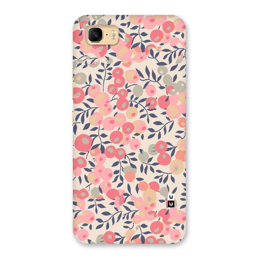 Pink Leaf Pattern Back Case for Zenfone 3s Max