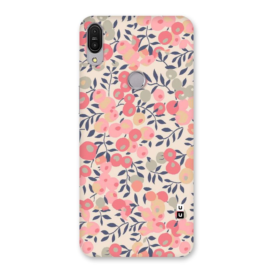 Pink Leaf Pattern Back Case for Zenfone Max Pro M1