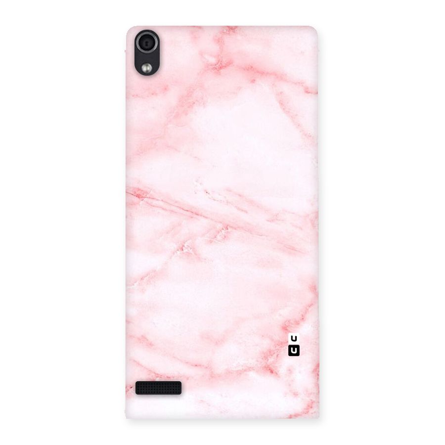 Pink Marble Print Back Case for Ascend P6