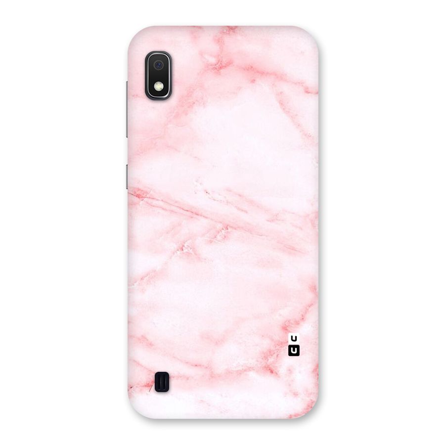 Pink Marble Print Back Case for Galaxy A10