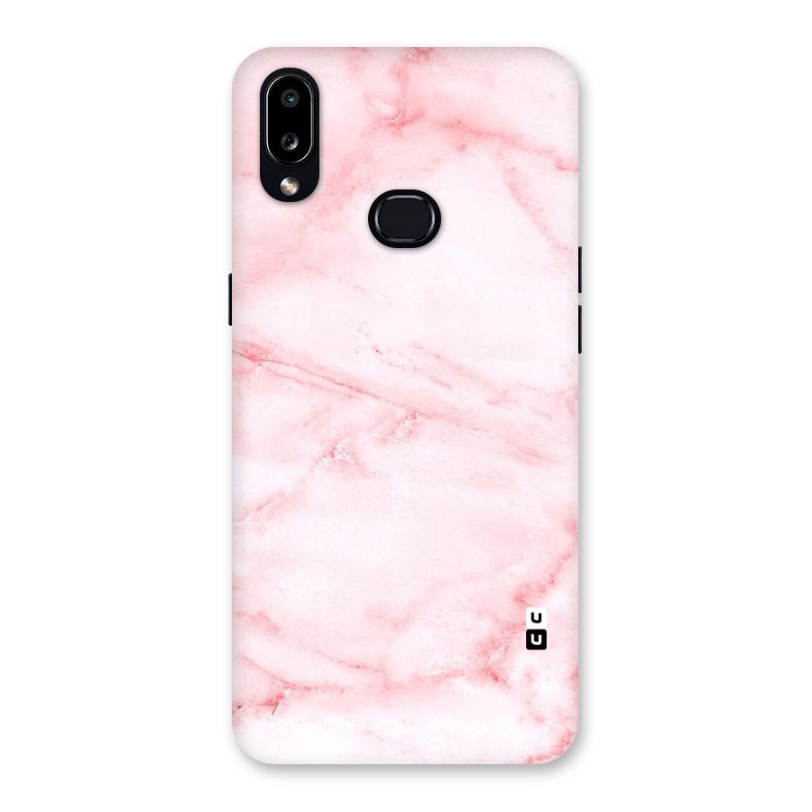 Pink Marble Print Back Case for Galaxy A10s