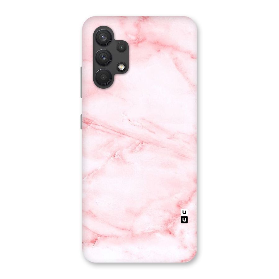 Pink Marble Print Back Case for Galaxy A32