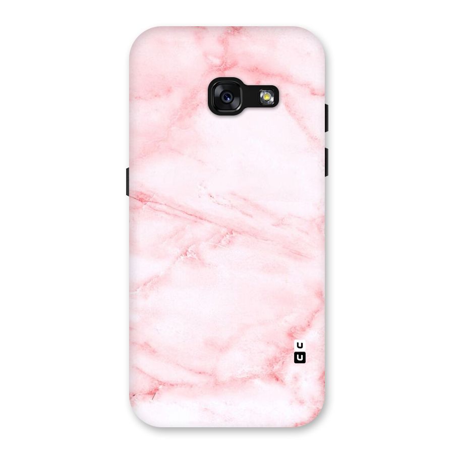 Pink Marble Print Back Case for Galaxy A3 (2017)