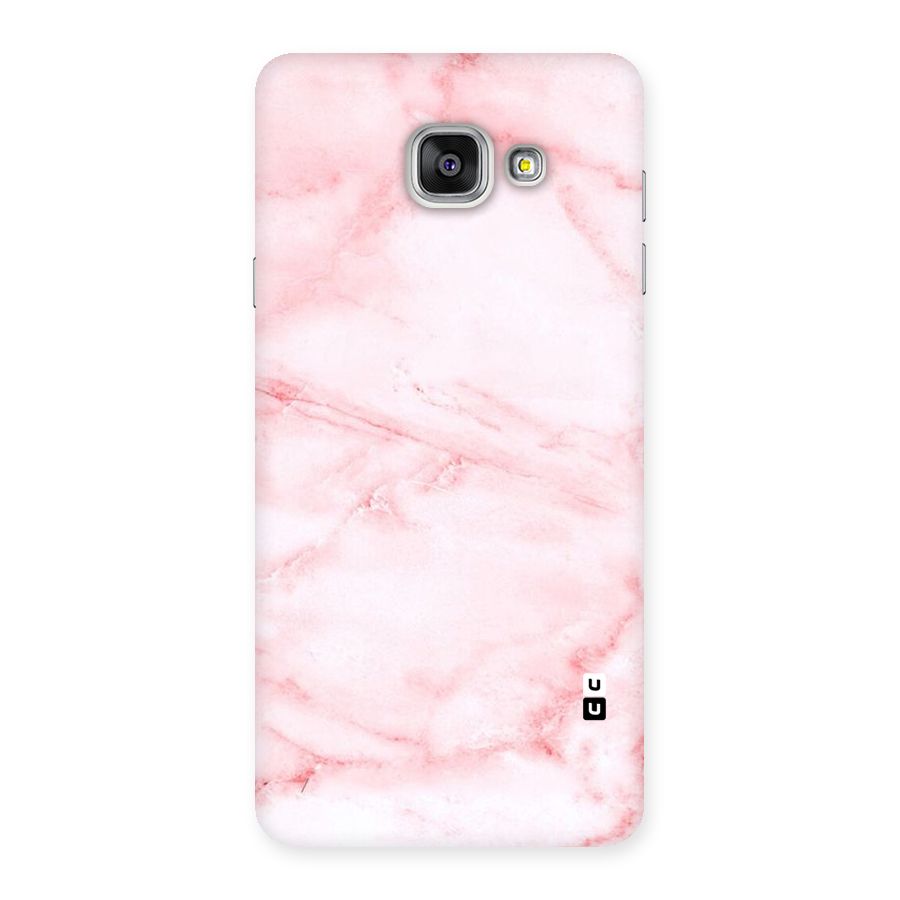 Pink Marble Print Back Case for Galaxy A7 2016