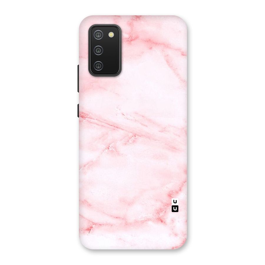Pink Marble Print Back Case for Galaxy M02s