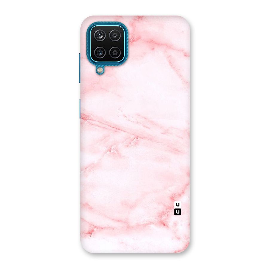 Pink Marble Print Back Case for Galaxy M12