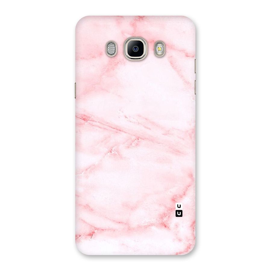 Pink Marble Print Back Case for Galaxy On8