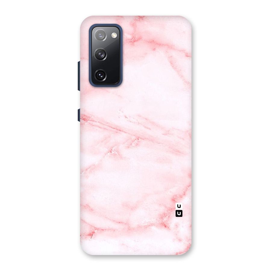 Pink Marble Print Back Case for Galaxy S20 FE