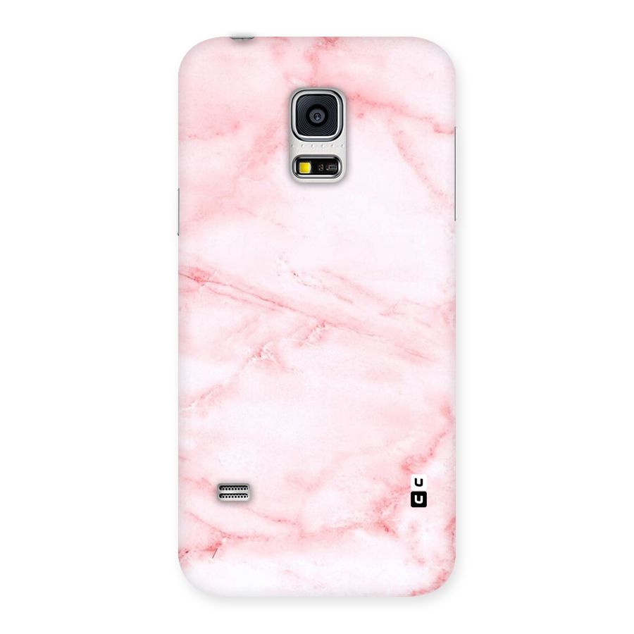 Pink Marble Print Back Case for Galaxy S5 Mini