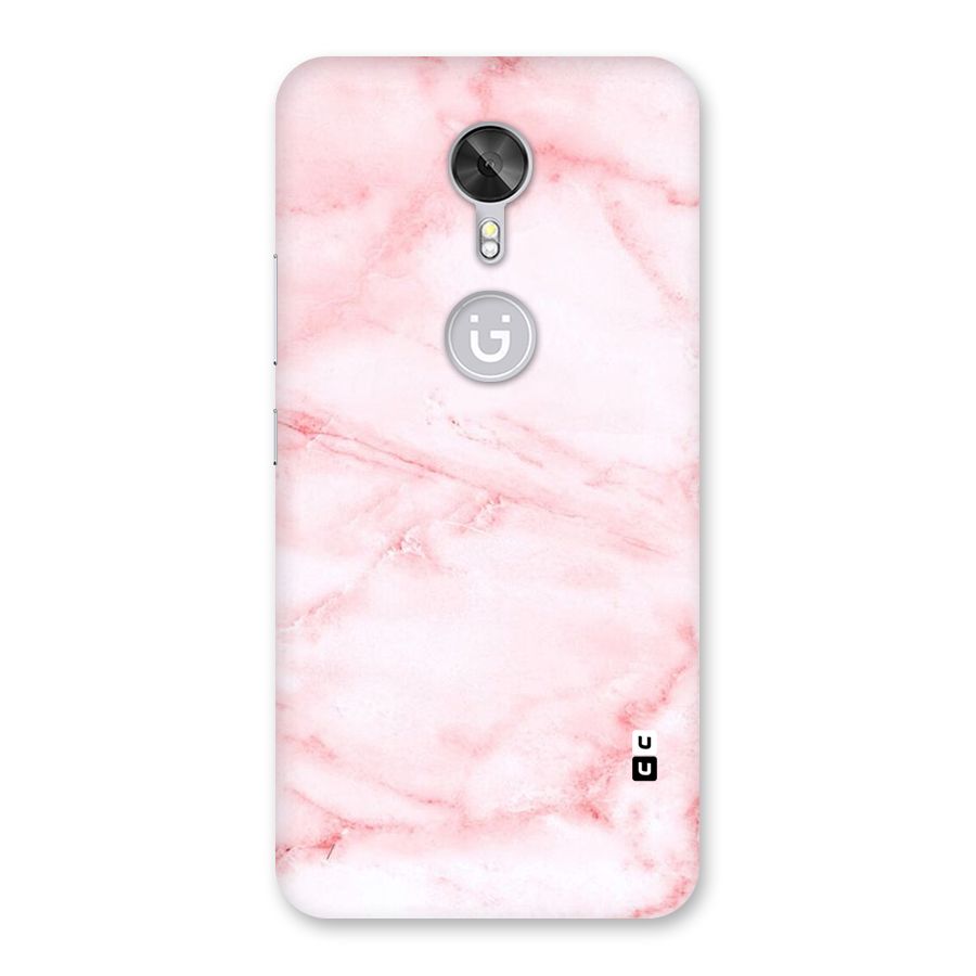 Pink Marble Print Back Case for Gionee A1