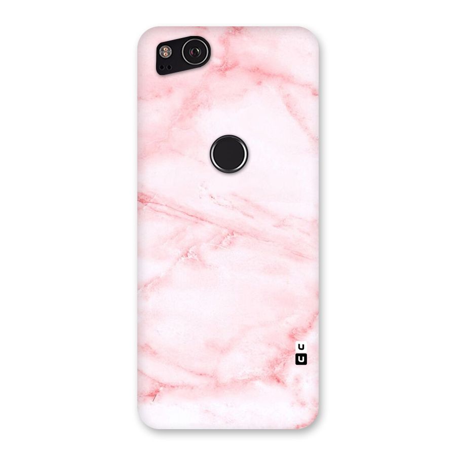 Pink Marble Print Back Case for Google Pixel 2