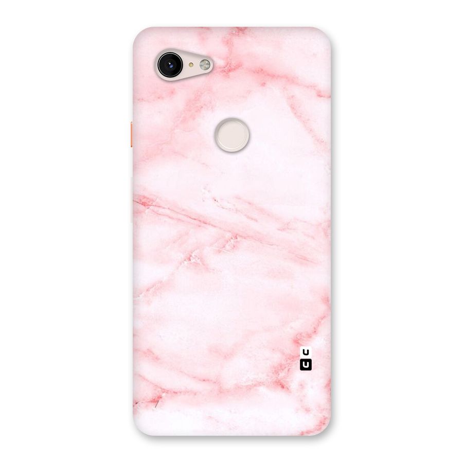 Pink Marble Print Back Case for Google Pixel 3 XL