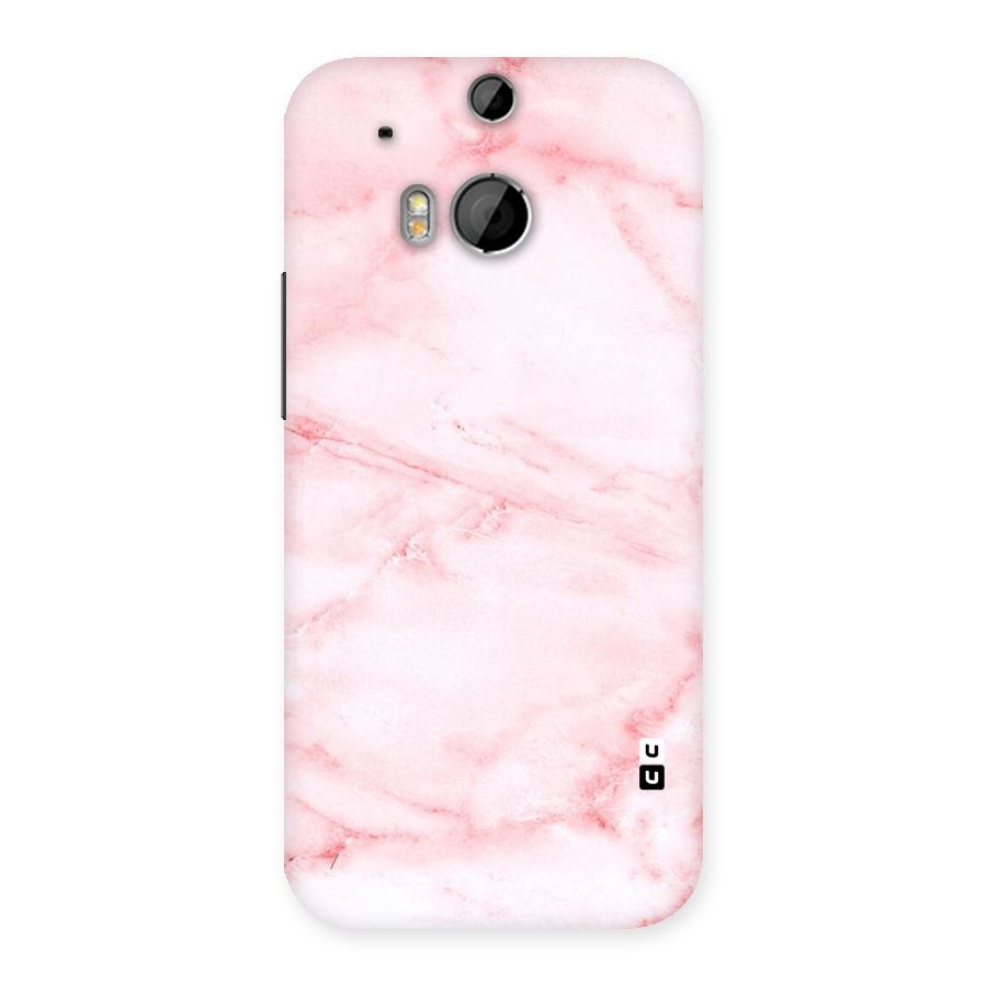 Pink Marble Print Back Case for HTC One M8