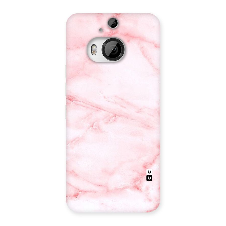 Pink Marble Print Back Case for HTC One M9 Plus
