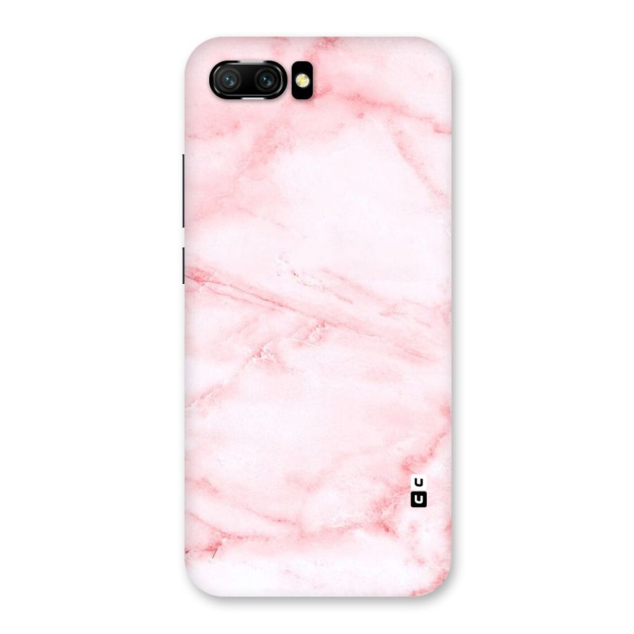 Pink Marble Print Back Case for Honor 10